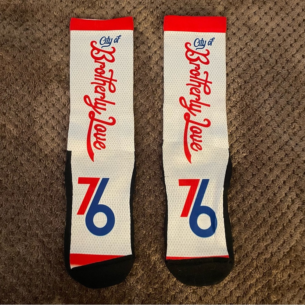 ‼️NWT‼️ Philadelphia 76ers - City of Brotherly Love Socks